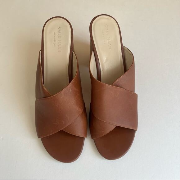 Cole Haan Gabby Crisscross Block Heel Sandal - Picture 3 of 9